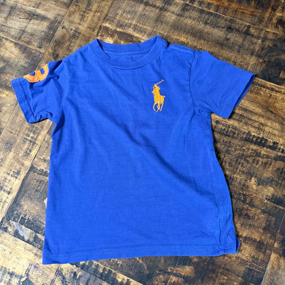 Boys Polo Size 4 Royal blue Shirt